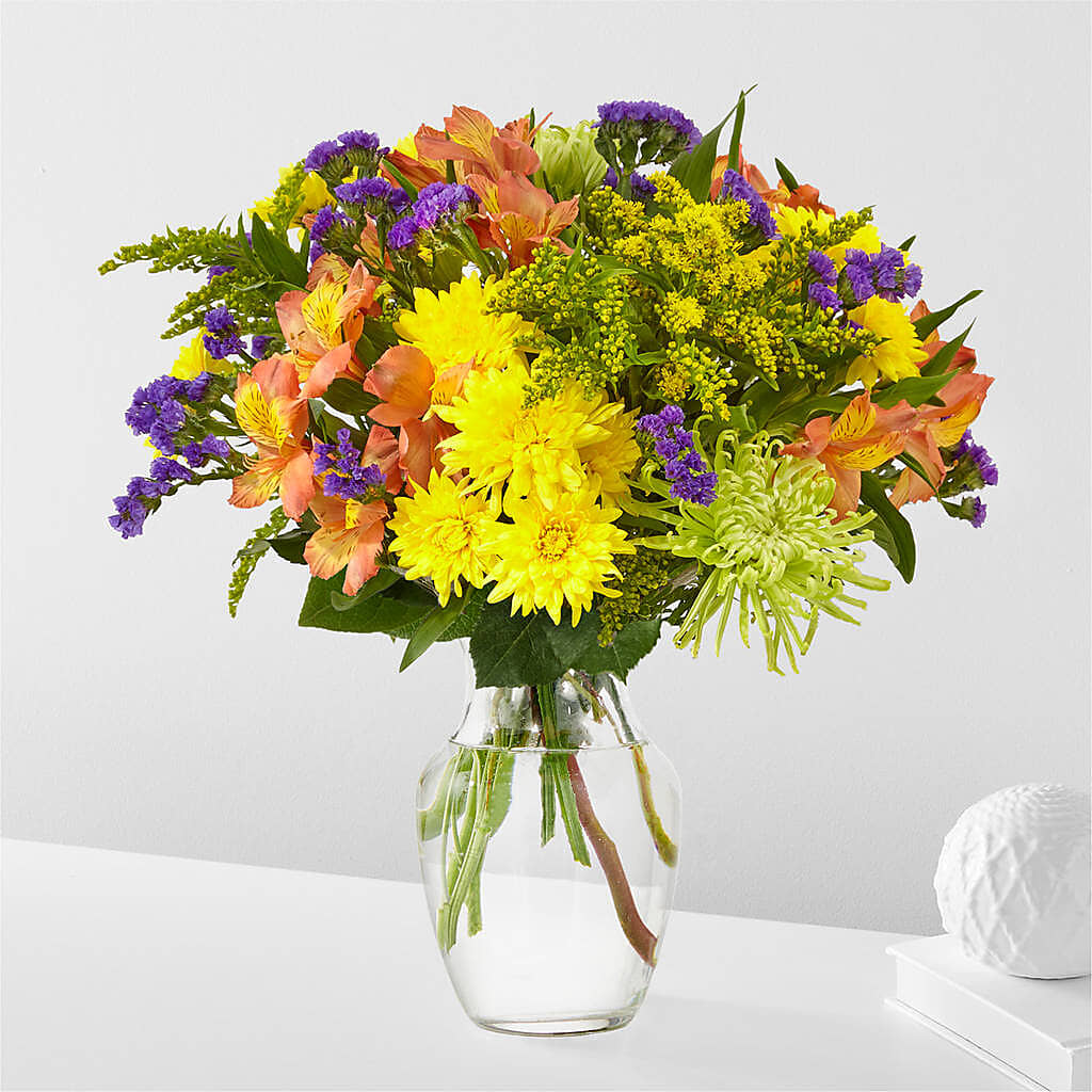 Marmalade Skies Bouquet – SHINKLES' FLOWER SHOP & GREENHOUSE, Temperance MI