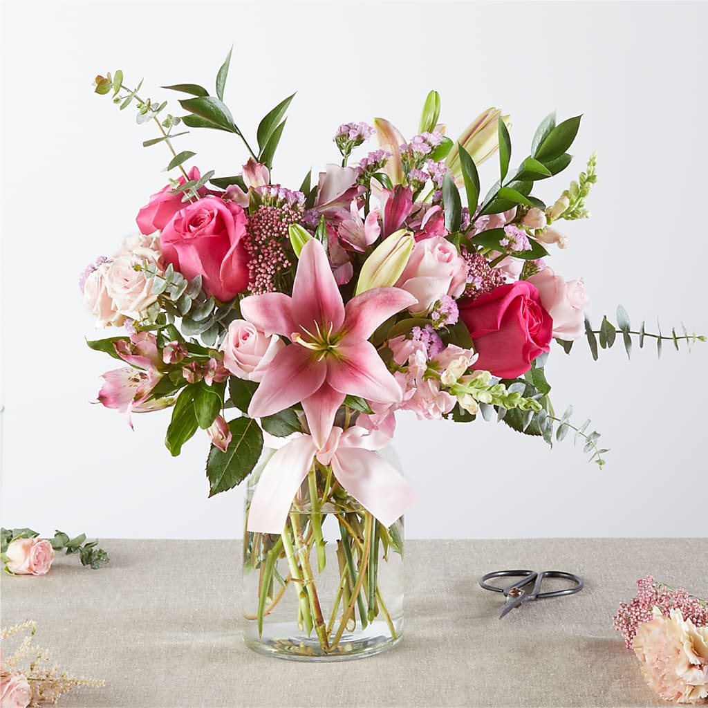 Pink Ribbon - A Florist Original – SHINKLES' FLOWER SHOP & GREENHOUSE, Temperance MI