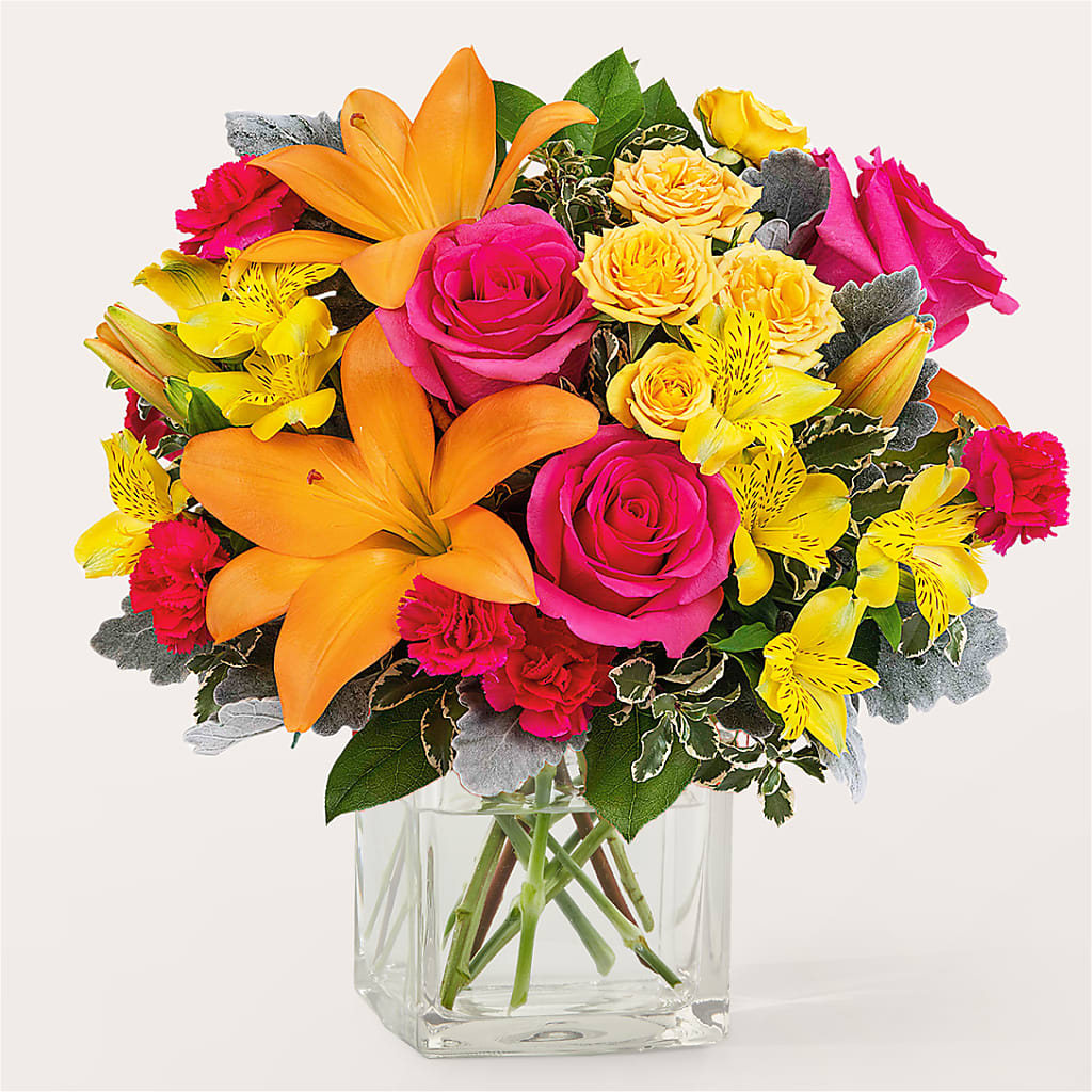 To the Tropics Bouquet – SHINKLES' FLOWER SHOP & GREENHOUSE, Temperance MI