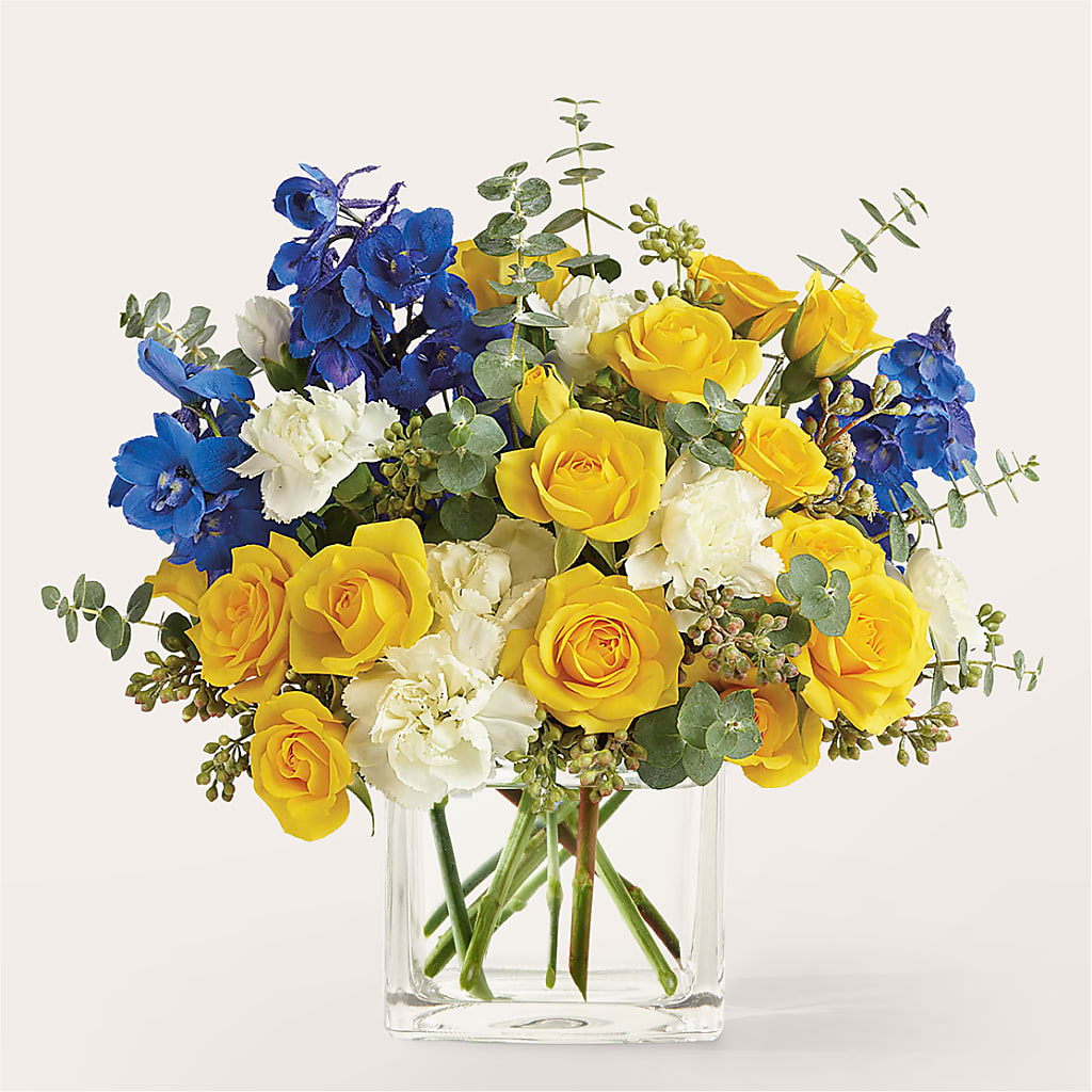 Sparkling Citrine Bouquet – SHINKLES' FLOWER SHOP & GREENHOUSE, Temperance MI