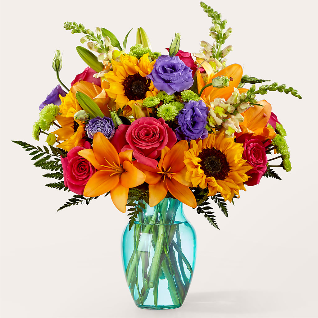 Double Rainbow Bouquet – SHINKLES' FLOWER SHOP & GREENHOUSE, Temperance MI