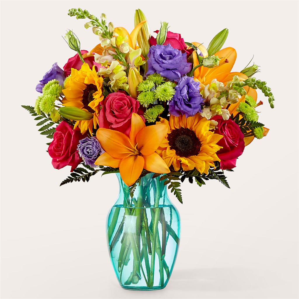 Double Rainbow Bouquet – SHINKLES' FLOWER SHOP & GREENHOUSE, Temperance MI