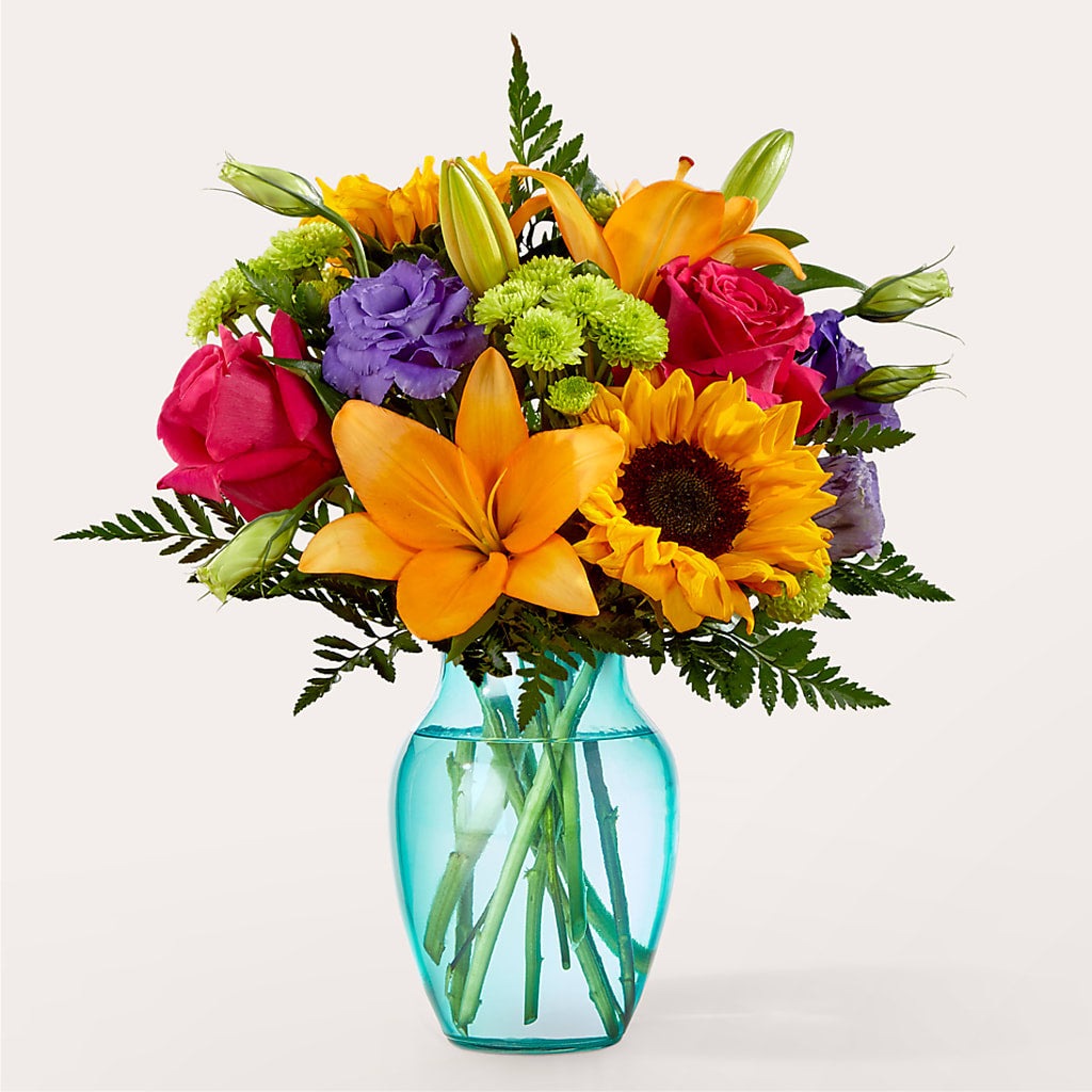 Double Rainbow Bouquet – SHINKLES' FLOWER SHOP & GREENHOUSE, Temperance MI