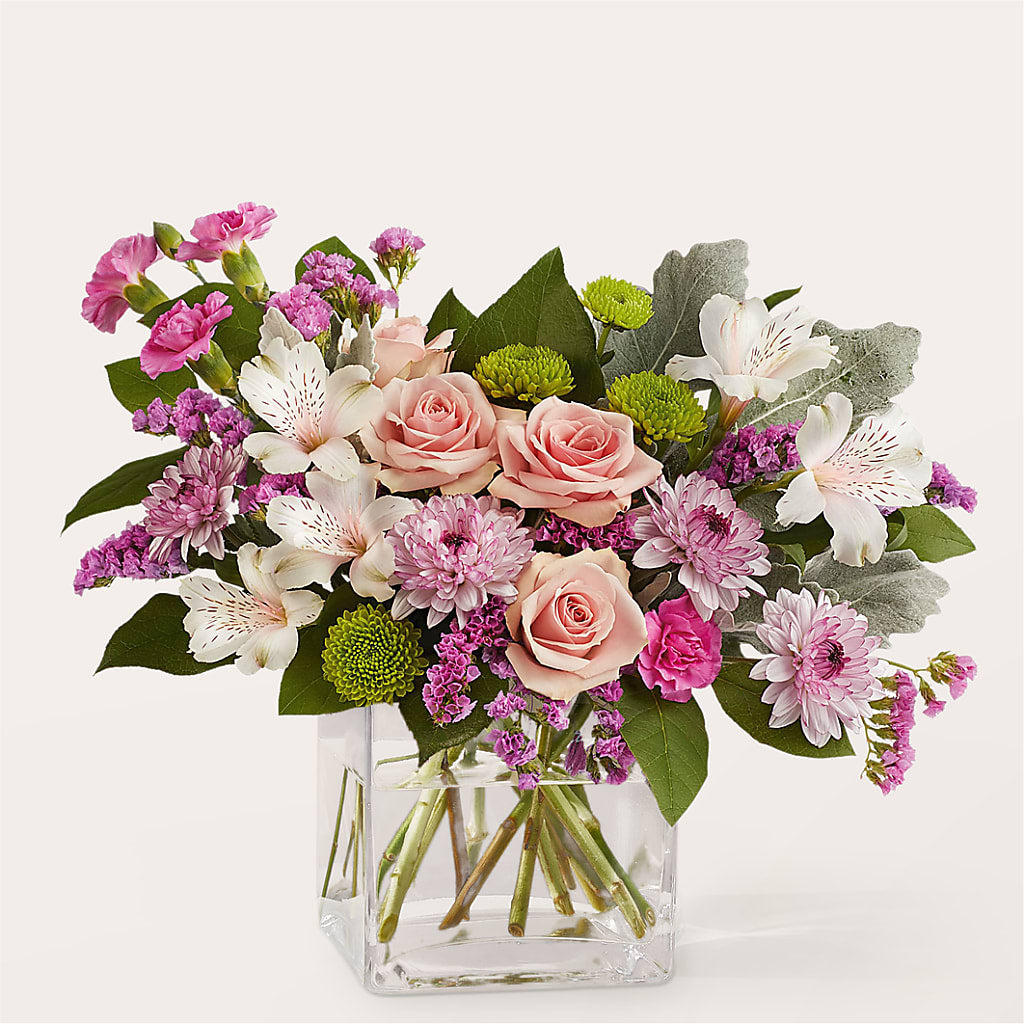 Pink Suede Bouquet – SHINKLES' FLOWER SHOP & GREENHOUSE, Temperance MI