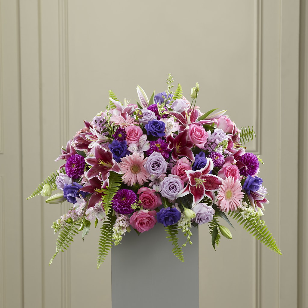 Fare Thee Well Pedestal – SHINKLES' FLOWER SHOP & GREENHOUSE, Temperance MI