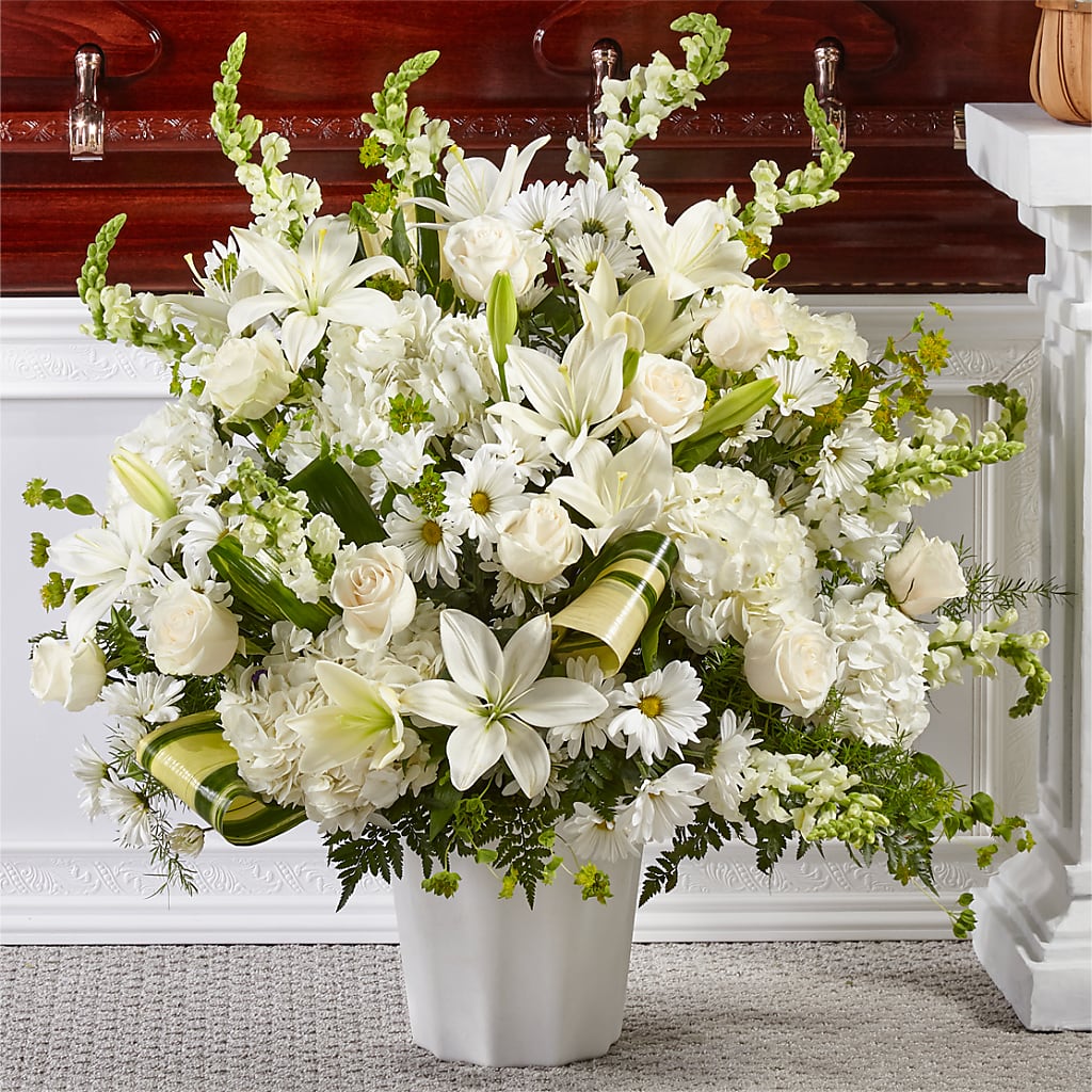 Thoughts of Tranquility Floor Basket – SHINKLES' FLOWER SHOP & GREENHOUSE, Temperance MI