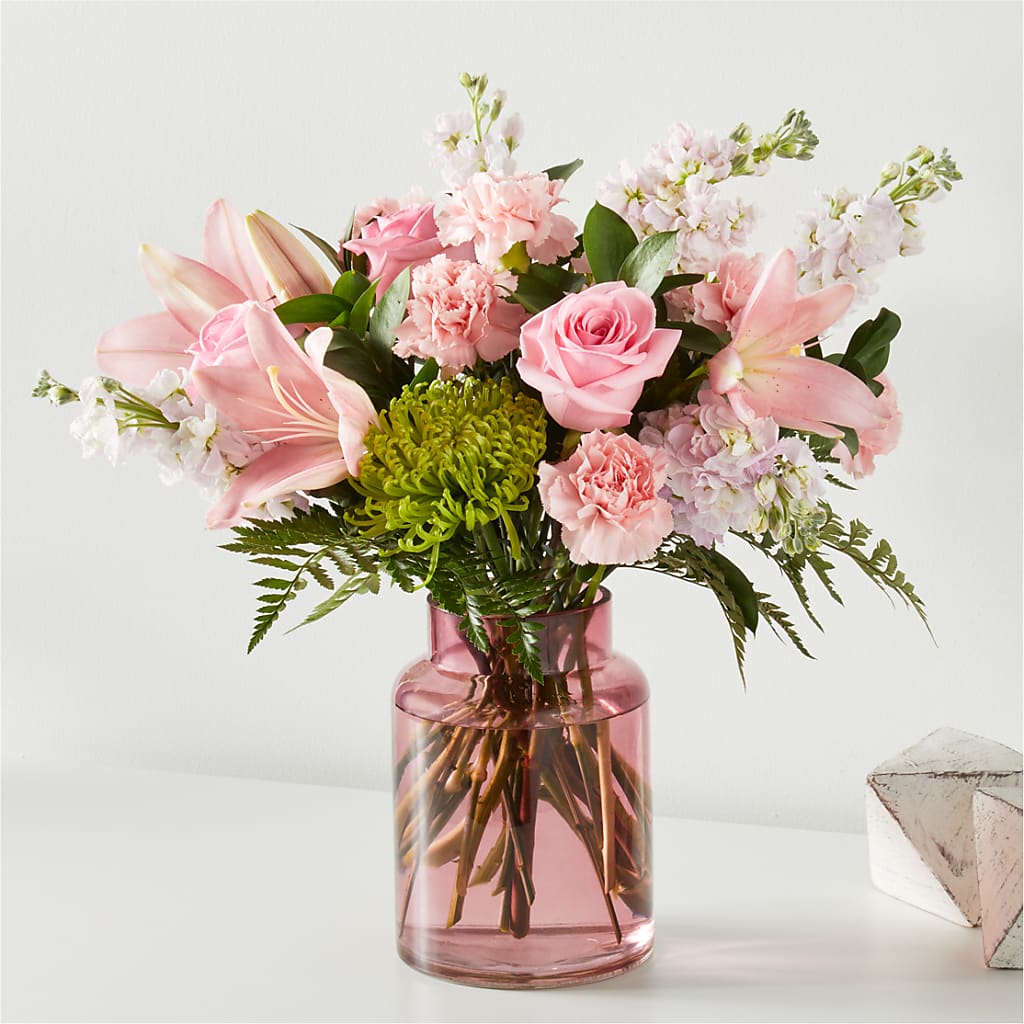 Pretty in Pink Bouquet – SHINKLES' FLOWER SHOP & GREENHOUSE, Temperance MI