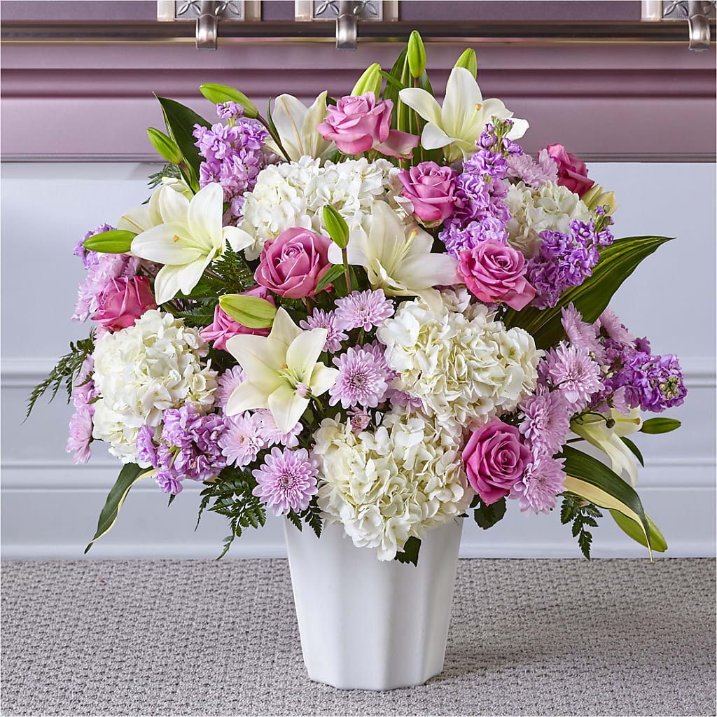Heaven Sent Floor Basket – SHINKLES' FLOWER SHOP & GREENHOUSE, Temperance MI