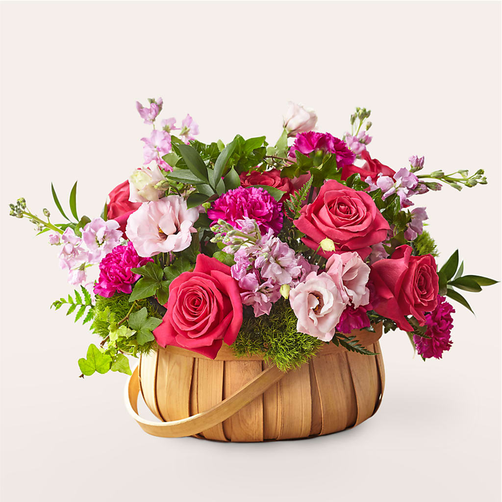 Radiance in Bloom Basket – SHINKLES' FLOWER SHOP & GREENHOUSE, Temperance MI