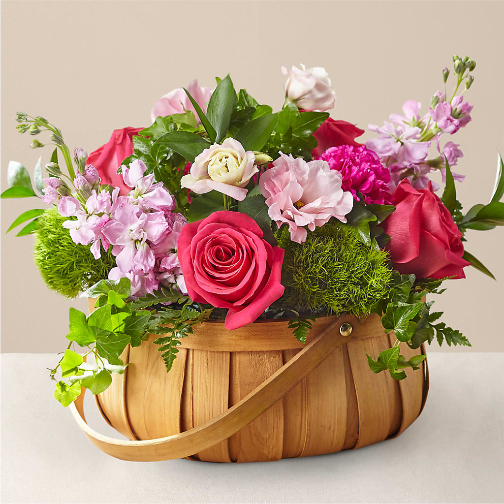 Radiance in Bloom Basket – SHINKLES' FLOWER SHOP & GREENHOUSE, Temperance MI