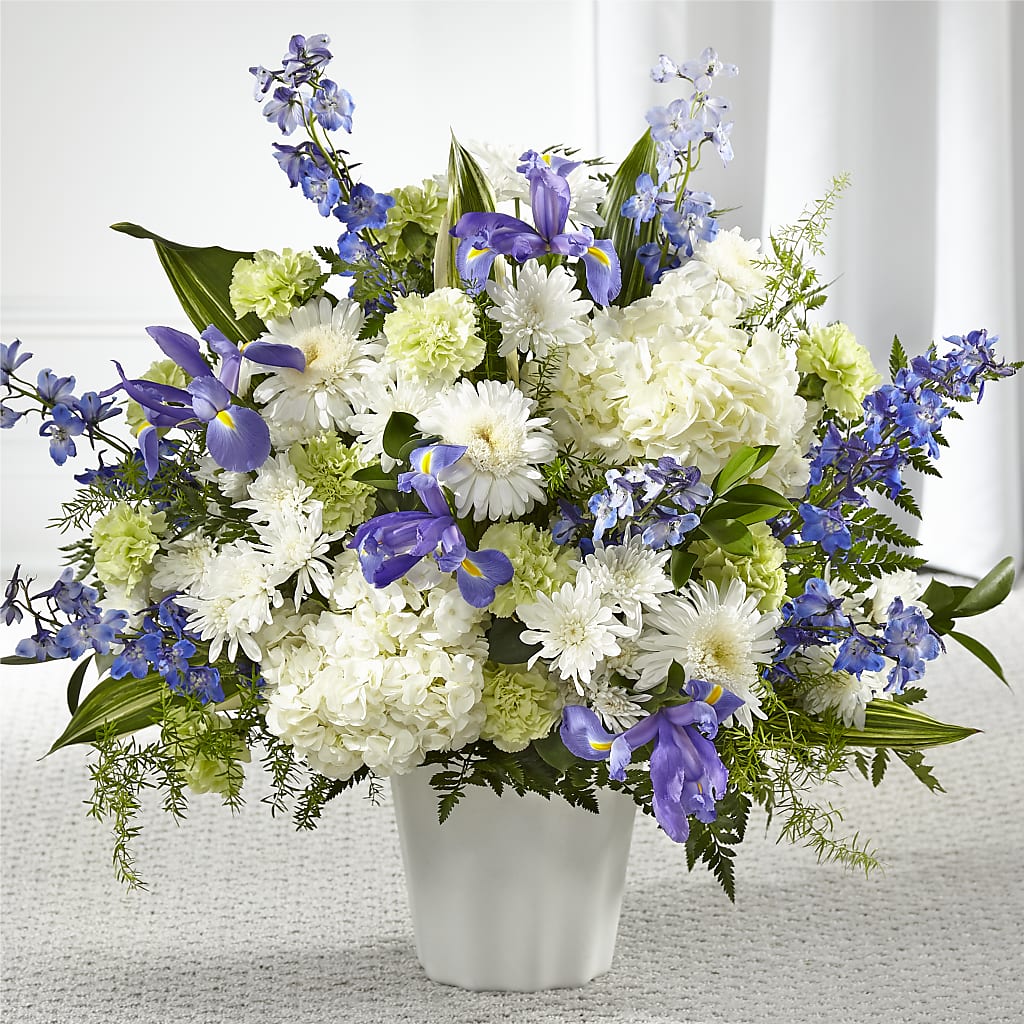 Soft Serenity Floor Basket – SHINKLES' FLOWER SHOP & GREENHOUSE, Temperance MI