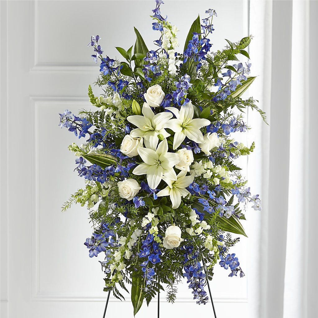 Faithful Friend Standing Spray – SHINKLES' FLOWER SHOP & GREENHOUSE, Temperance MI