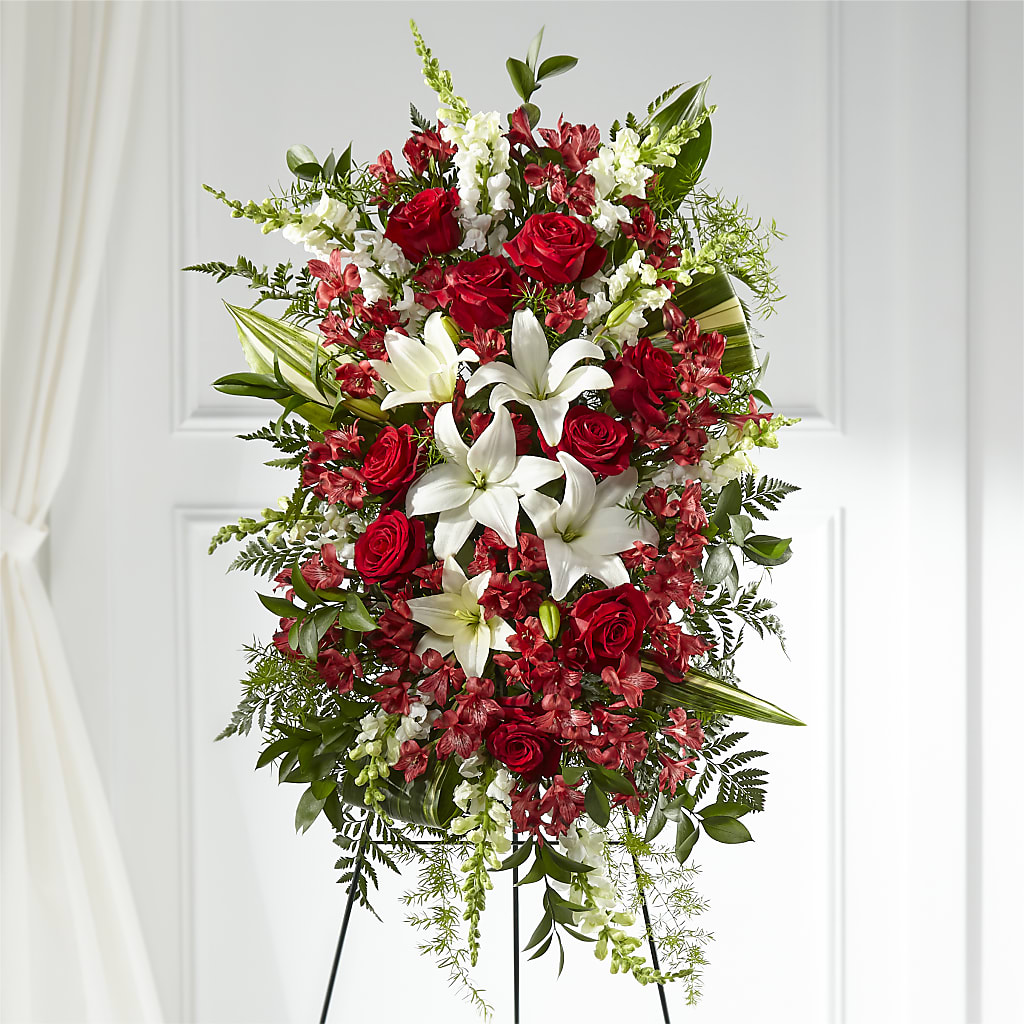 Everlasting Memory Standing Spray – SHINKLES' FLOWER SHOP & GREENHOUSE, Temperance MI