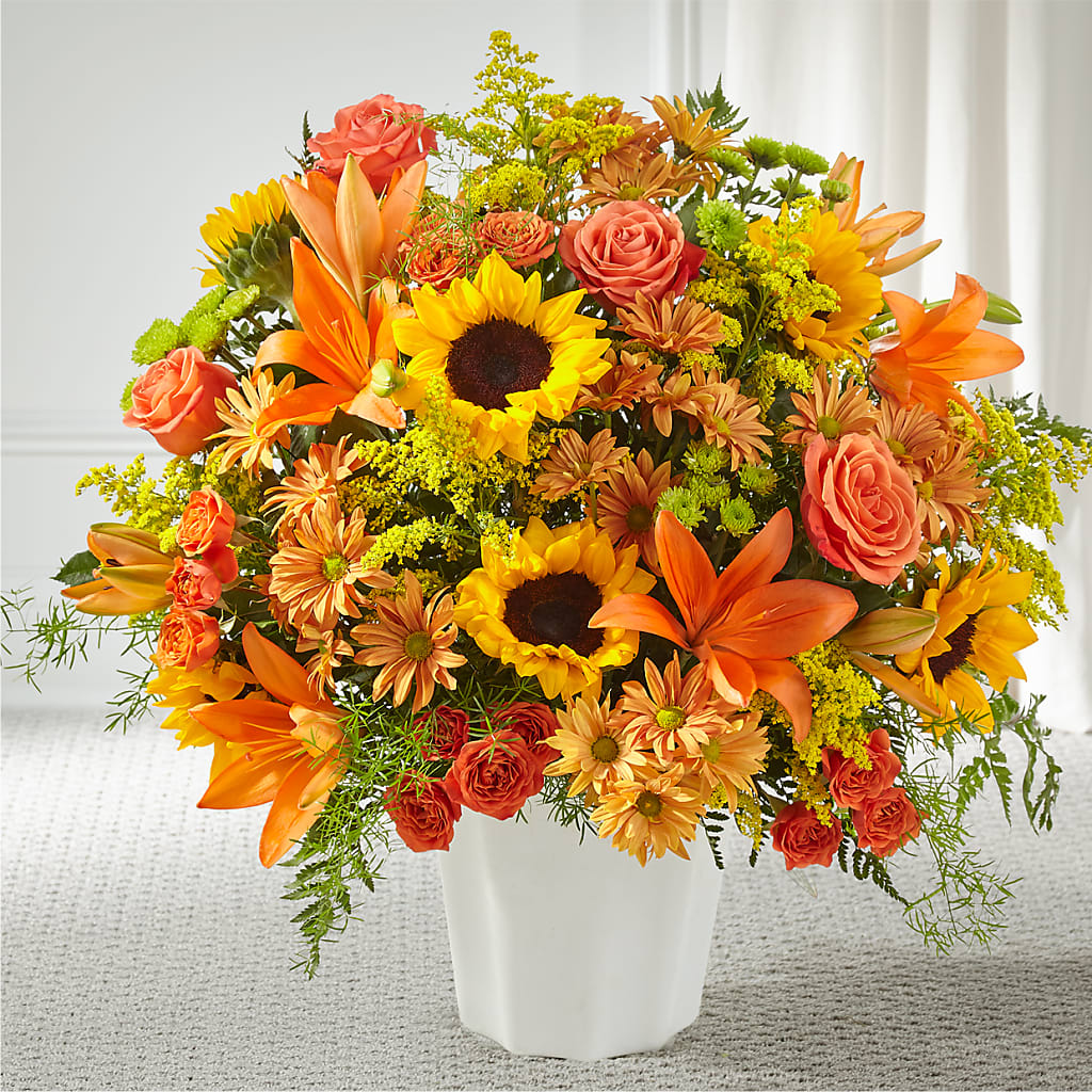 Harvest Thoughts Floor Basket – SHINKLES' FLOWER SHOP & GREENHOUSE, Temperance MI