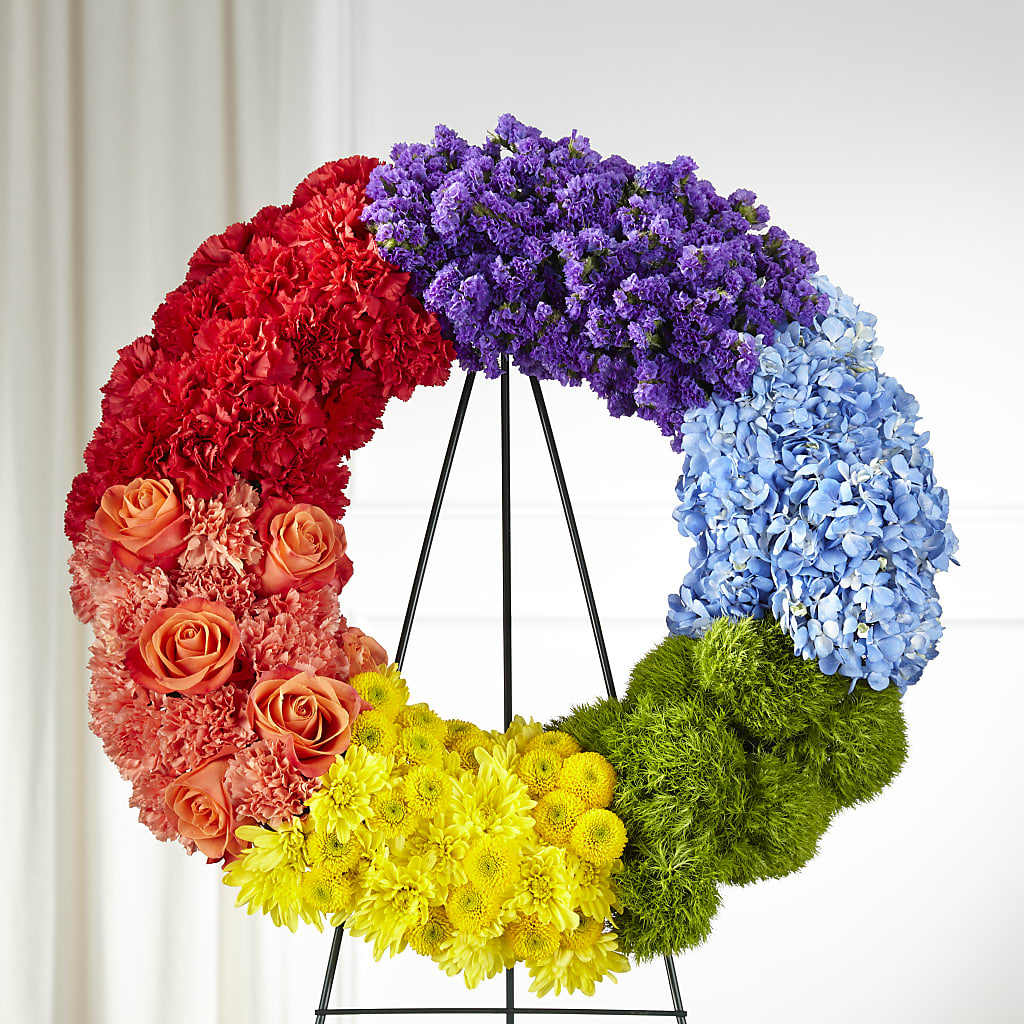 Circle of Love Wreath – SHINKLES' FLOWER SHOP & GREENHOUSE, Temperance MI