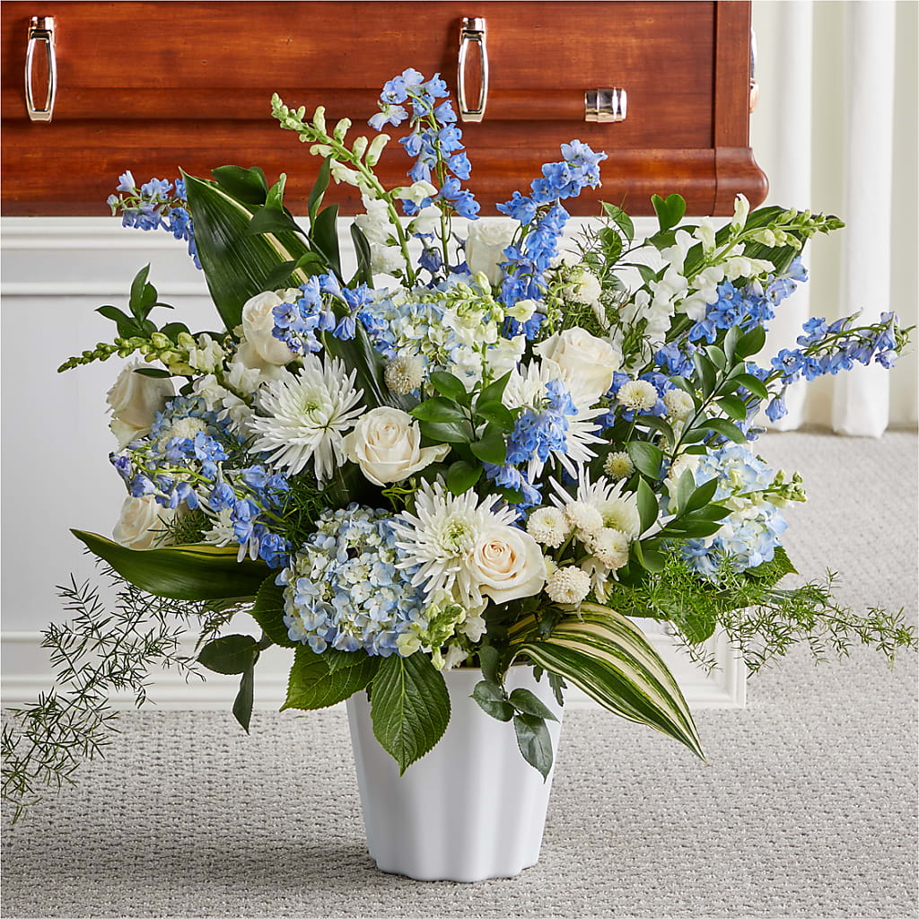 Everlasting Memories Floor Basket – SHINKLES' FLOWER SHOP & GREENHOUSE, Temperance MI