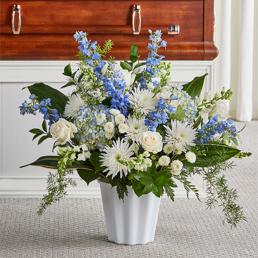 Everlasting Memories Floor Basket – SHINKLES' FLOWER SHOP & GREENHOUSE, Temperance MI