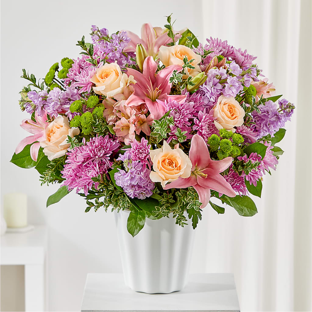 Supportive Embrace Tabletop Basket – SHINKLES' FLOWER SHOP & GREENHOUSE, Temperance MI