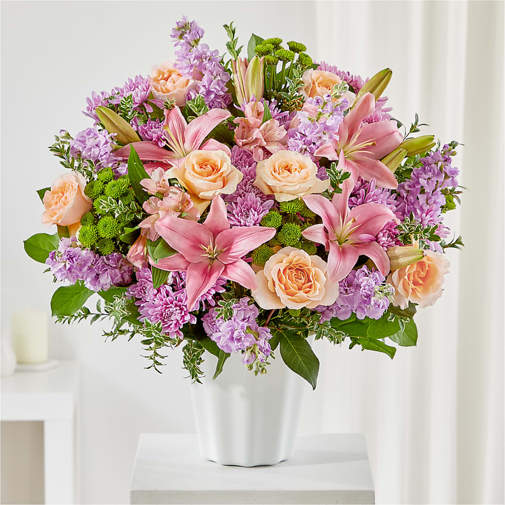 Supportive Embrace Tabletop Basket – SHINKLES' FLOWER SHOP & GREENHOUSE, Temperance MI