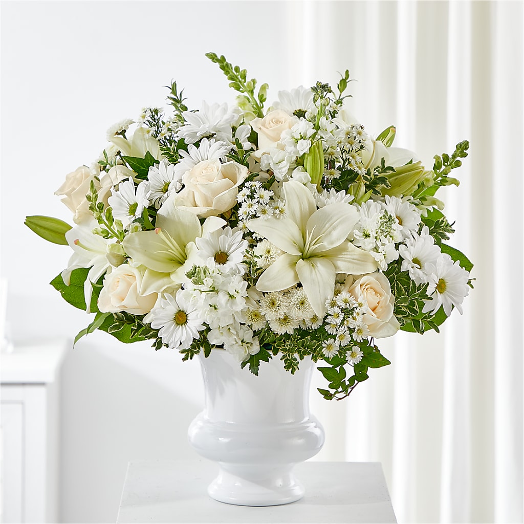 Uplifting Urn Arrangement – SHINKLES' FLOWER SHOP & GREENHOUSE, Temperance MI