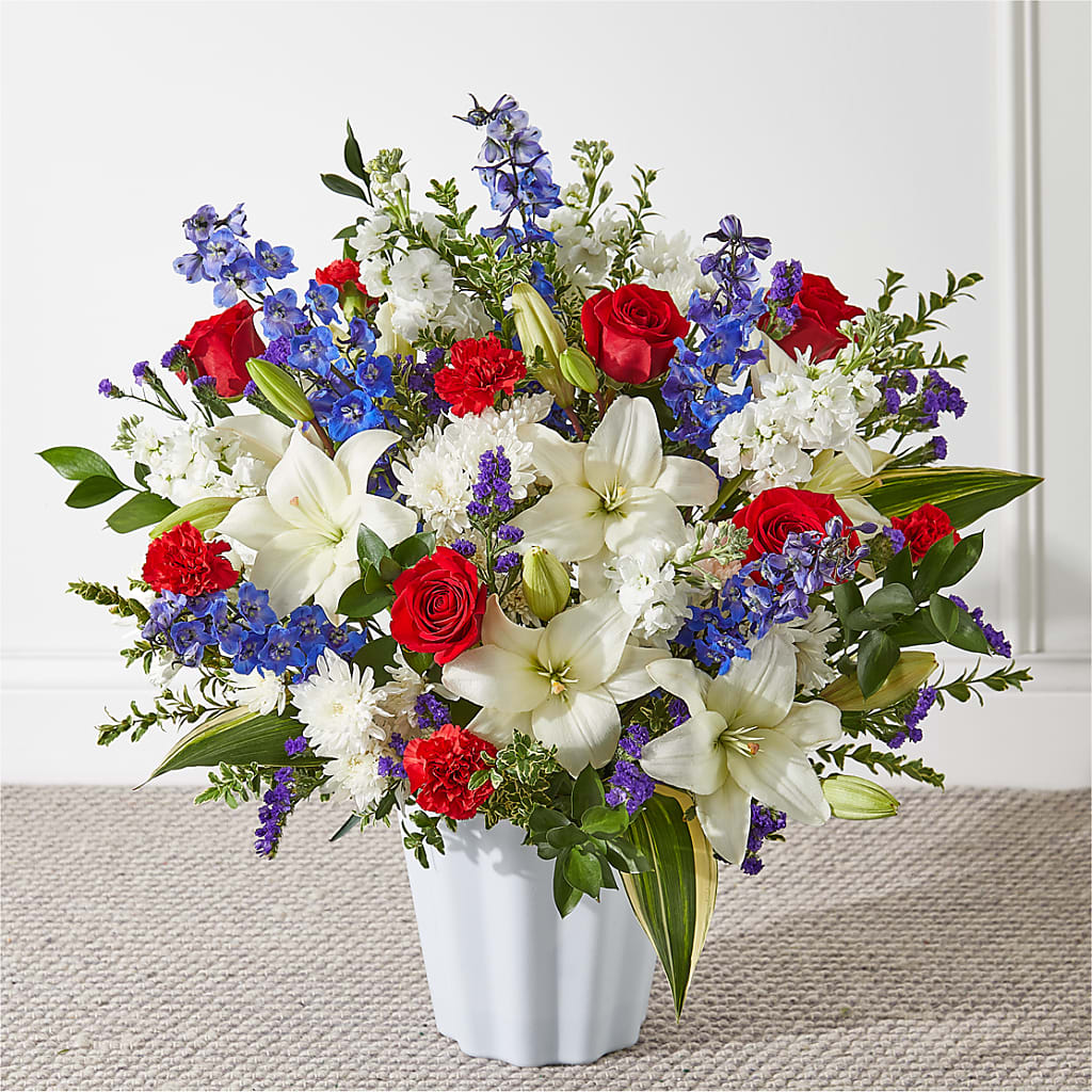 Consoled Floor Basket – SHINKLES' FLOWER SHOP & GREENHOUSE, Temperance MI