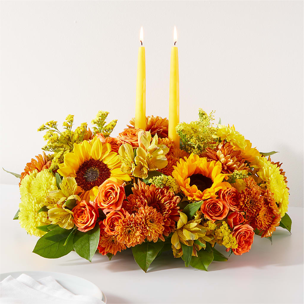 Autumn Harmony Centerpiece – SHINKLES' FLOWER SHOP & GREENHOUSE, Temperance MI
