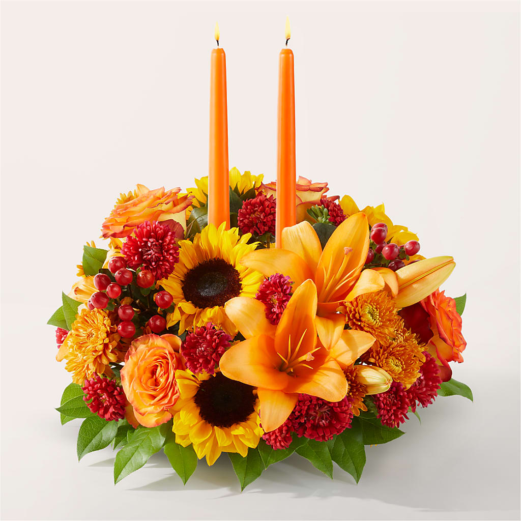 Grateful Centerpiece – SHINKLES' FLOWER SHOP & GREENHOUSE, Temperance MI