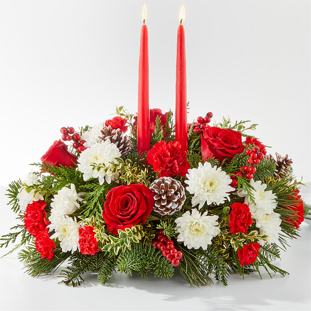 Holiday Soiree Centerpiece – SHINKLES' FLOWER SHOP & GREENHOUSE, Temperance MI