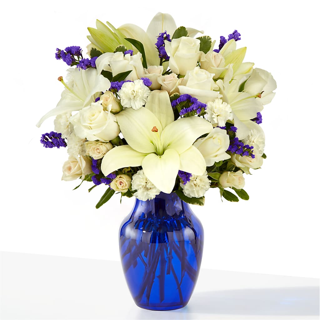 Sapphire Rush Bouquet – SHINKLES' FLOWER SHOP & GREENHOUSE, Temperance MI