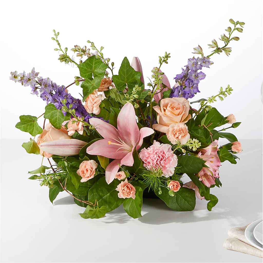 Blossom Time Centerpiece – SHINKLES' FLOWER SHOP & GREENHOUSE, Temperance MI