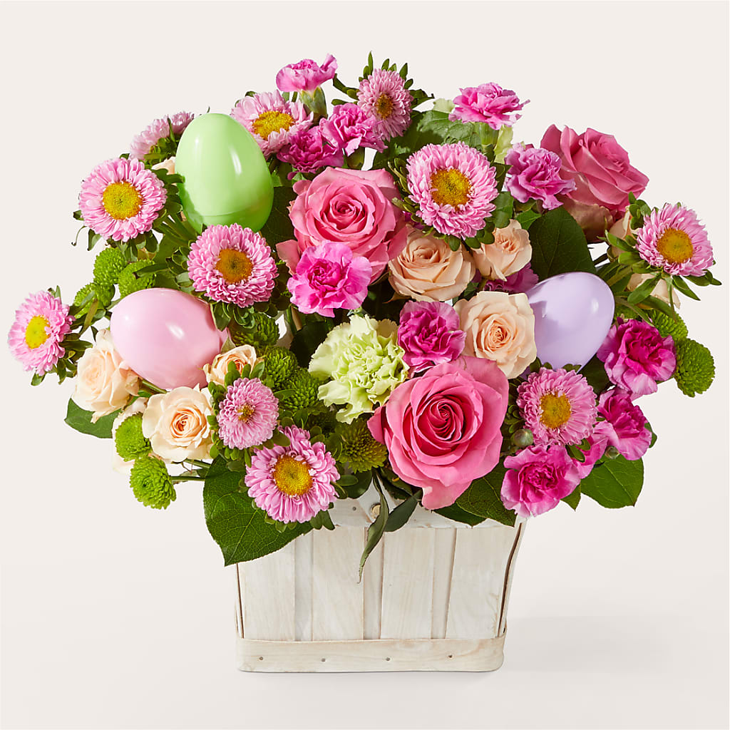 Get Eggcited Basket – SHINKLES' FLOWER SHOP & GREENHOUSE, Temperance MI