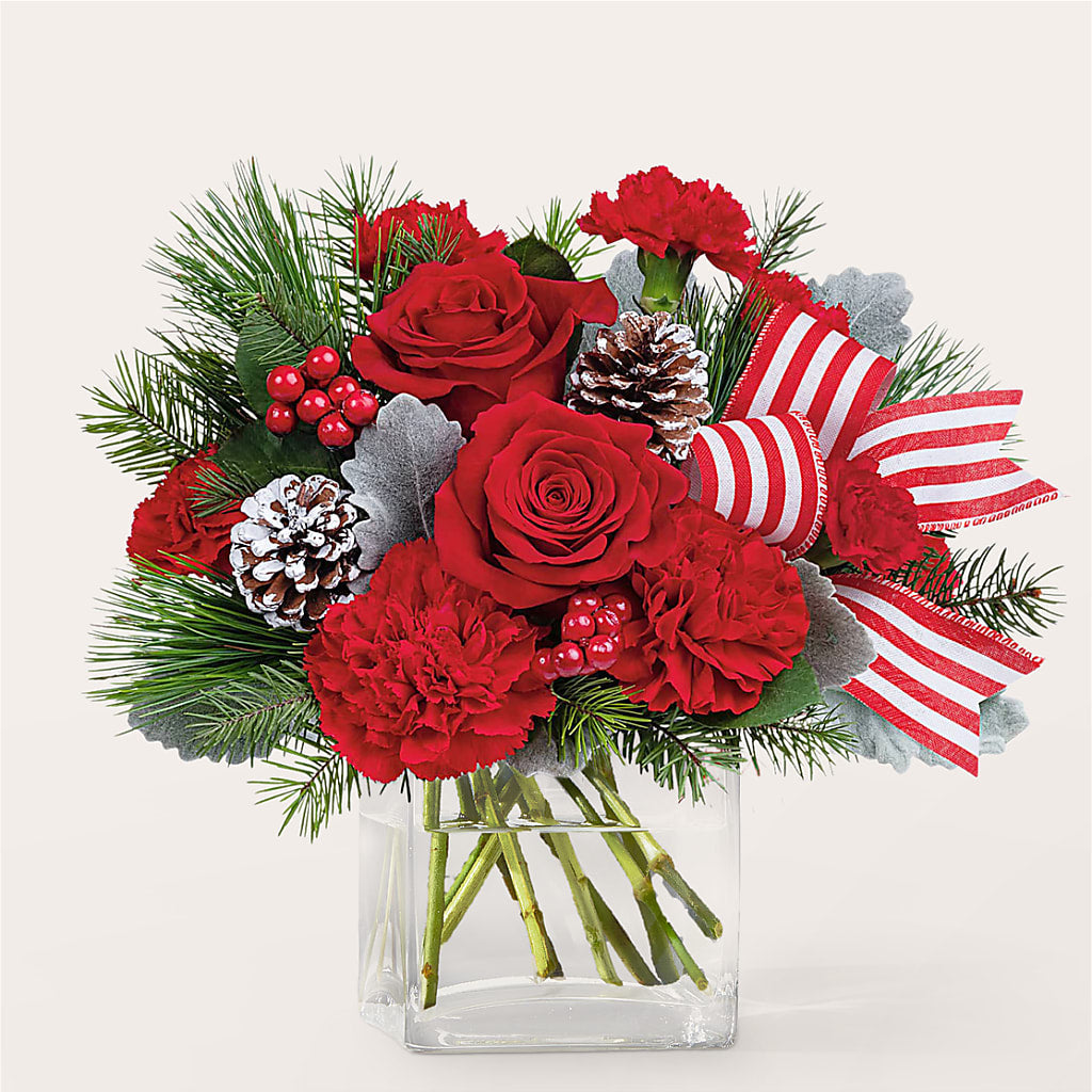 Baking Spirits Bright Bouquet – SHINKLES' FLOWER SHOP & GREENHOUSE, Temperance MI