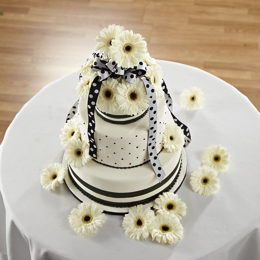 Simple Sophistication Cake Décor – SHINKLES' FLOWER SHOP & GREENHOUSE, Temperance MI