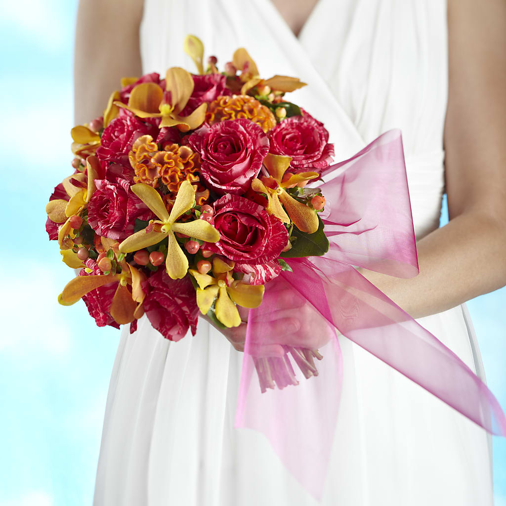 Brilliant Shades of Love Bouquet – SHINKLES' FLOWER SHOP & GREENHOUSE, Temperance MI