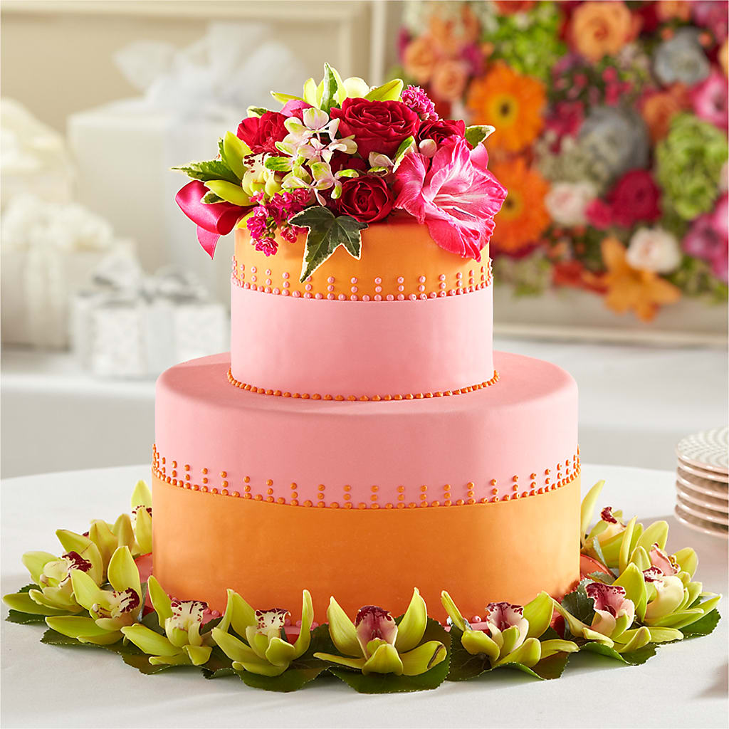 Sweet Citrus Cake Decor – SHINKLES' FLOWER SHOP & GREENHOUSE, Temperance MI