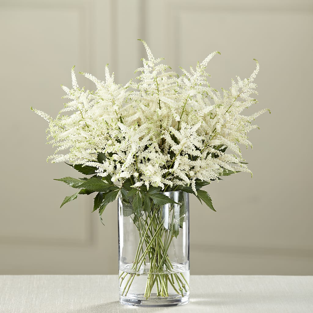 White Astilbe Bouquet – SHINKLES' FLOWER SHOP & GREENHOUSE, Temperance MI