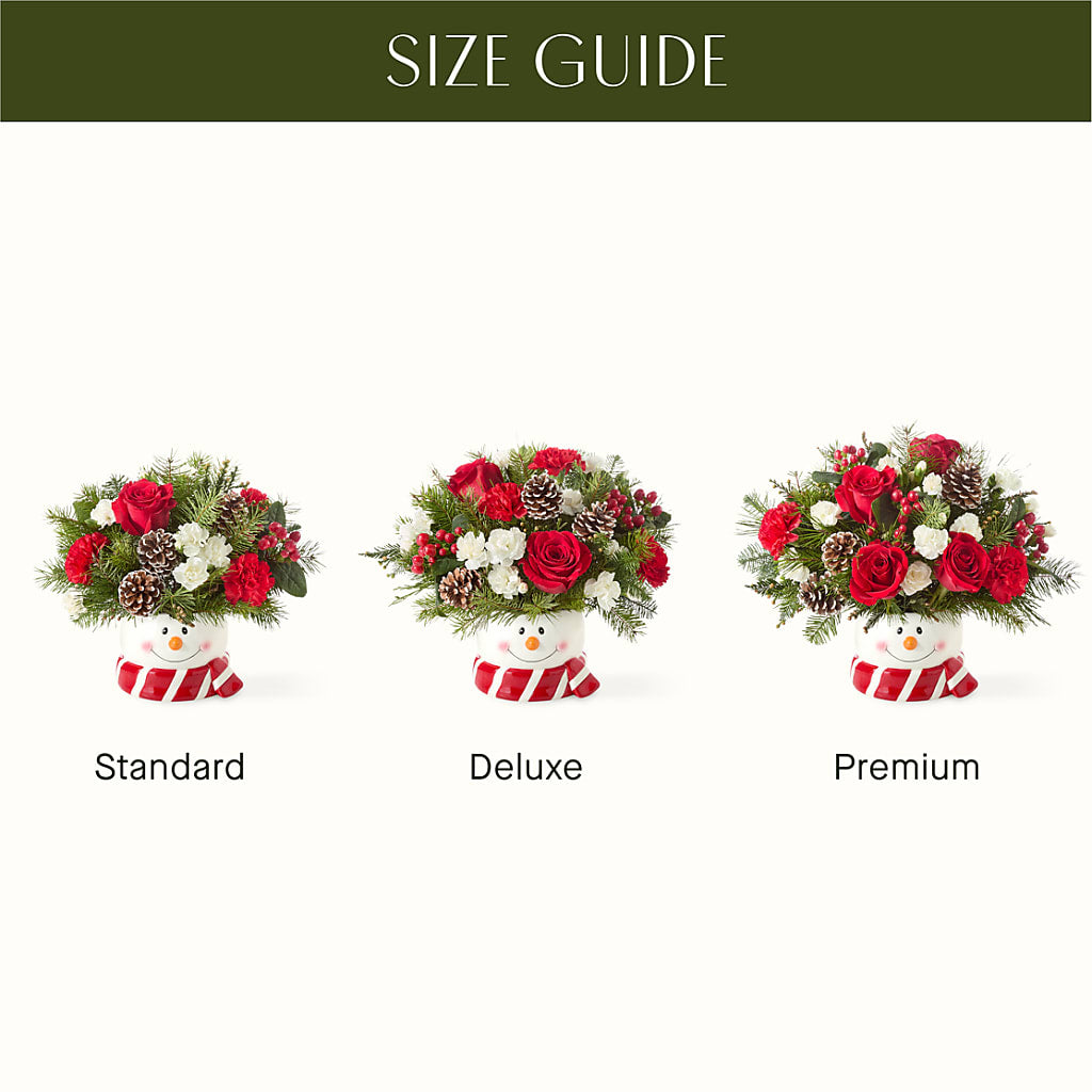 Jolly Snowman Bouquet – SHINKLES' FLOWER SHOP & GREENHOUSE, Temperance MI