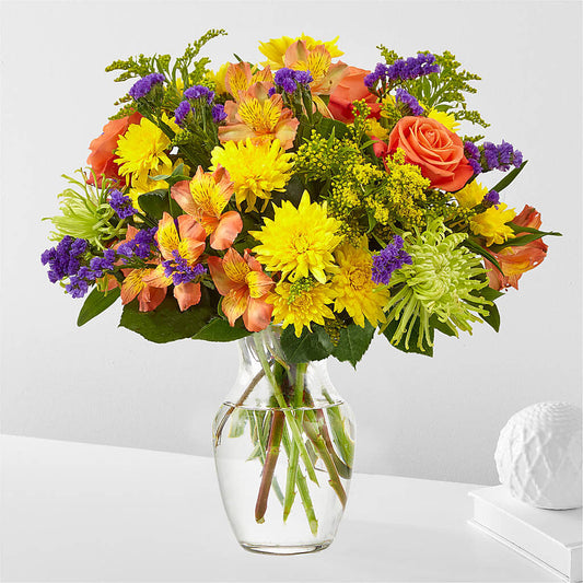 Marmalade Skies Bouquet – SHINKLES' FLOWER SHOP & GREENHOUSE, Temperance MI