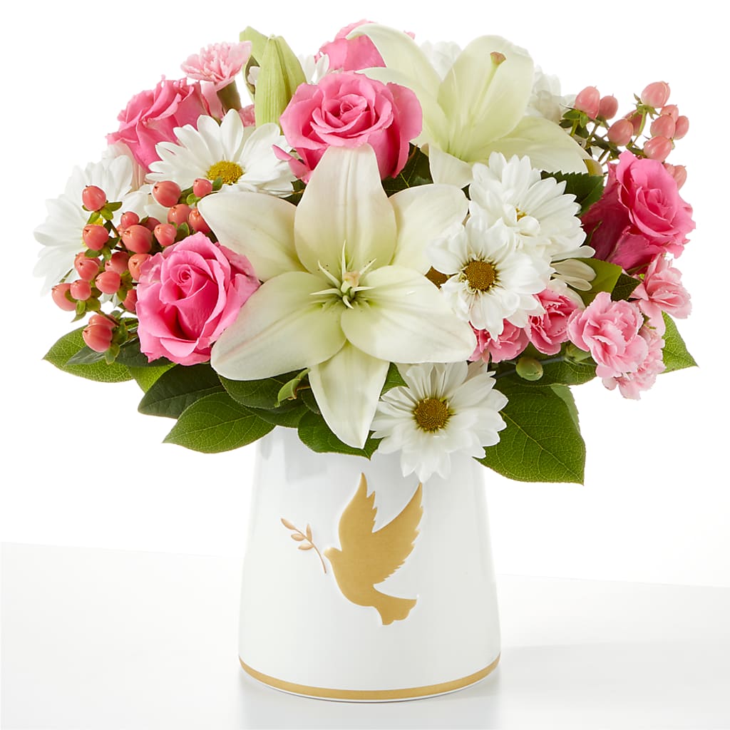 Whispers of Comfort Bouquet – SHINKLES' FLOWER SHOP & GREENHOUSE, Temperance MI
