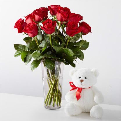 Romantic Long Stem Red Rose Bouquet Bundles – SHINKLES' FLOWER SHOP & GREENHOUSE, Temperance MI