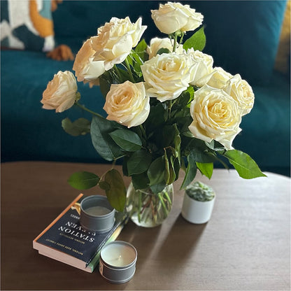Long Stem Yellow Rose Bouquet – SHINKLES' FLOWER SHOP & GREENHOUSE, Temperance MI