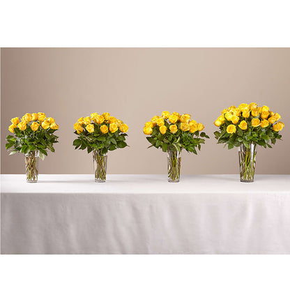 Long Stem Yellow Rose Bouquet – SHINKLES' FLOWER SHOP & GREENHOUSE, Temperance MI