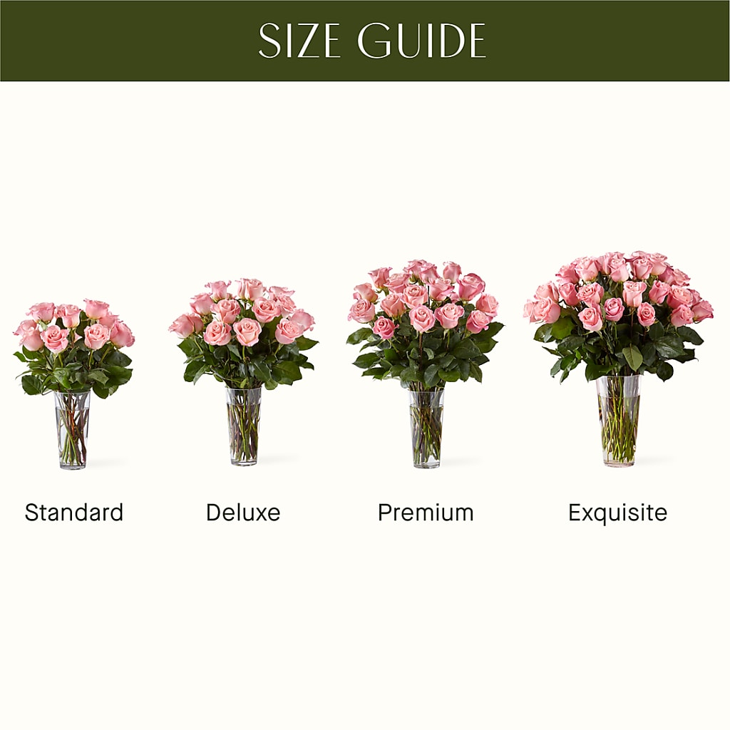 Long Stem Pink Rose Bouquet – SHINKLES' FLOWER SHOP & GREENHOUSE, Temperance MI