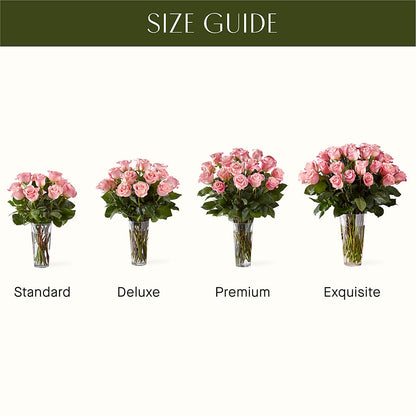 Long Stem Pink Rose Bouquet – SHINKLES' FLOWER SHOP & GREENHOUSE, Temperance MI