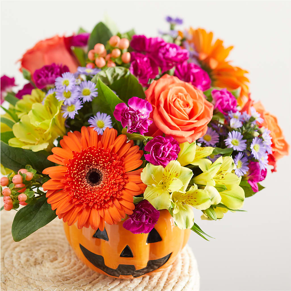 Tricks & Treats Pumpkin – SHINKLES' FLOWER SHOP & GREENHOUSE, Temperance MI