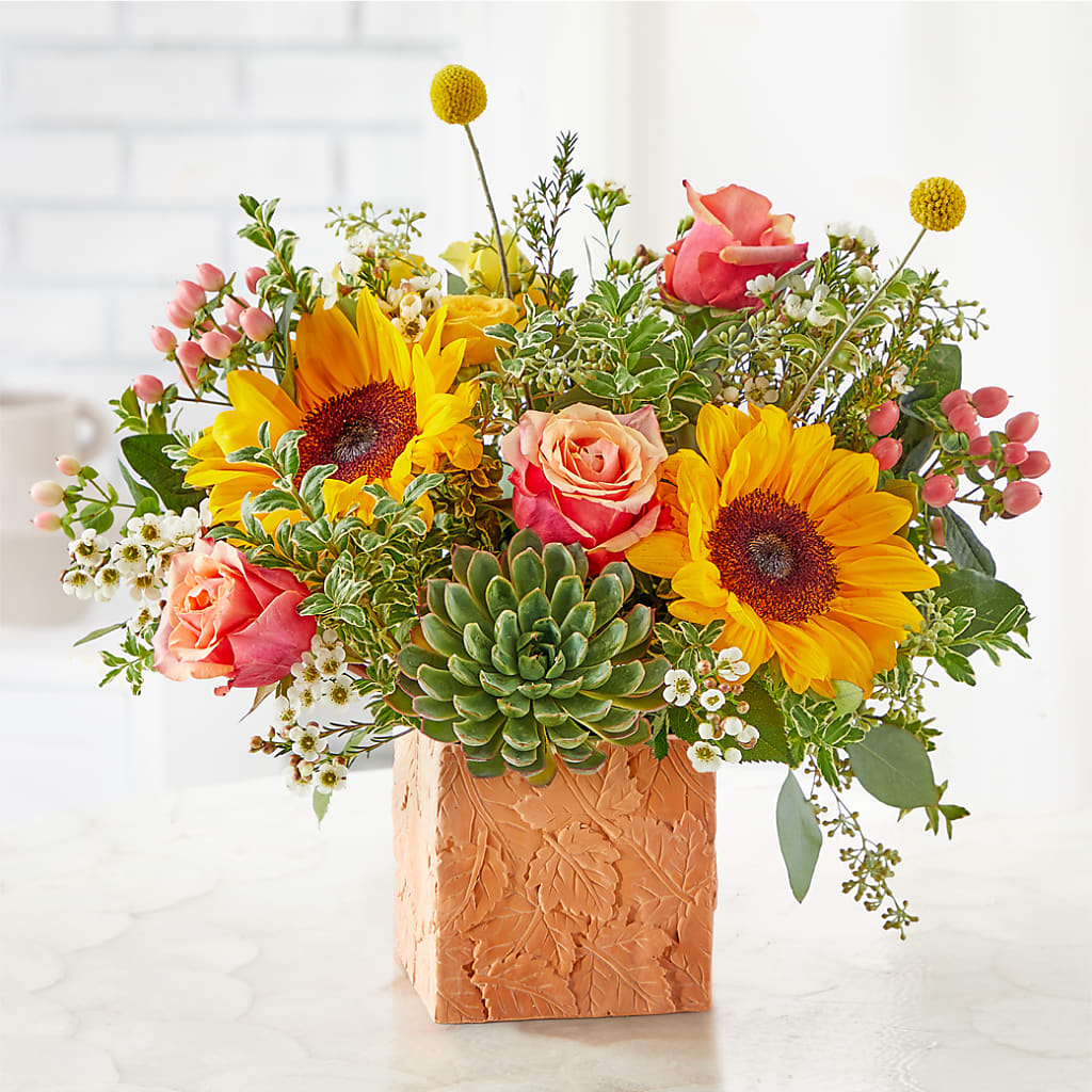 Sunflower Season Bouquet – SHINKLES' FLOWER SHOP & GREENHOUSE, Temperance MI