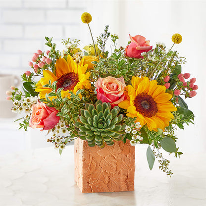 Sunflower Season Bouquet – SHINKLES' FLOWER SHOP & GREENHOUSE, Temperance MI