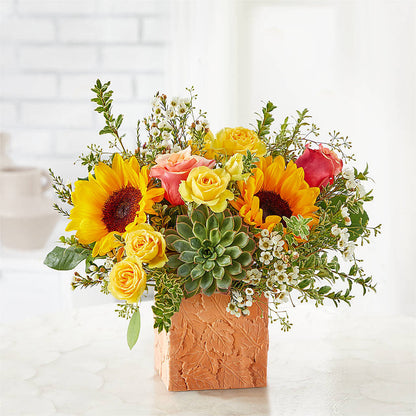 Sunflower Season Bouquet – SHINKLES' FLOWER SHOP & GREENHOUSE, Temperance MI