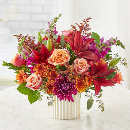Burgundy Landscape Bouquet – SHINKLES' FLOWER SHOP & GREENHOUSE, Temperance MI