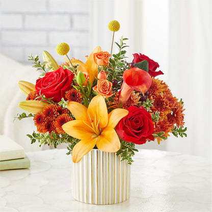 Scarlet Skies Bouquet – SHINKLES' FLOWER SHOP & GREENHOUSE, Temperance MI